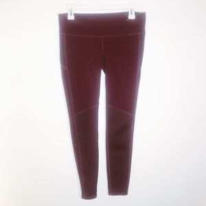 Gap Body maroon leggings
